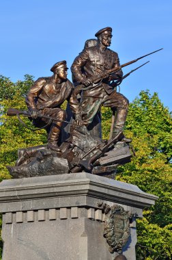 Birinci Dünya Savaşı Kahramanları Anıtı. Kaliningrad, russ