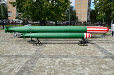 Anti-submarine homing torpedoes. Kaliningrad, Russia clipart