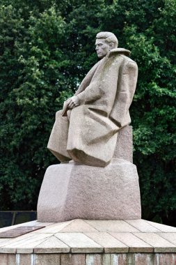 Anıt Vasilevski sıralamakta. Kaliningrad, Rusya Federasyonu