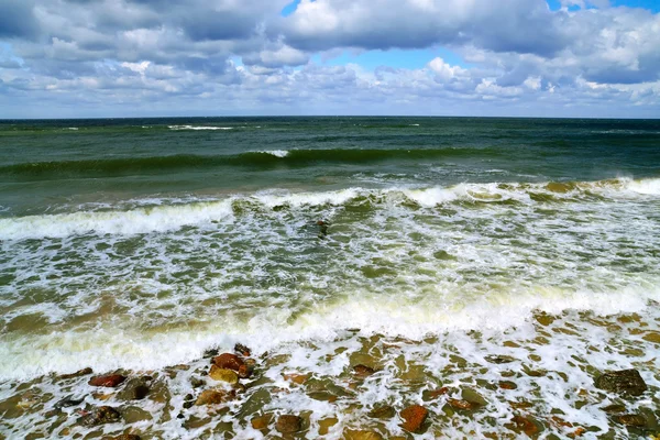 Piękne morze surf — Zdjęcie stockowe