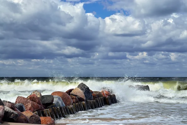 嵐バルト海 — ストック写真