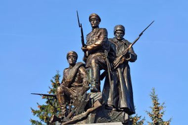 Kahramanlar Birinci Dünya Savaşı Anıtı. Kaliningrad, Rusya Federasyonu