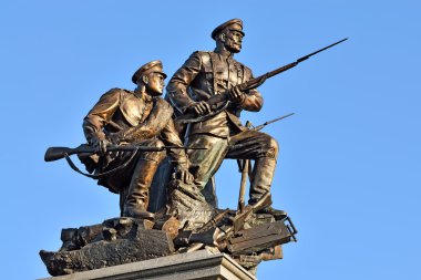 Kahramanlar Birinci Dünya Savaşı Anıtı. Kaliningrad (eski Koenigsberg), Rusya Federasyonu