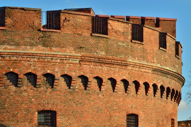 Savunma Kulesi der dohna. Kaliningrad (formerly koenigsberg), Rusya Federasyonu