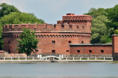 Savunma Kulesi der dohna. Kaliningrad (formerly koenigsberg), Rusya Federasyonu