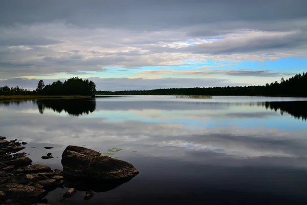 Nopţi albe. Karelia de Nord, Rusia — Fotografie, imagine de stoc