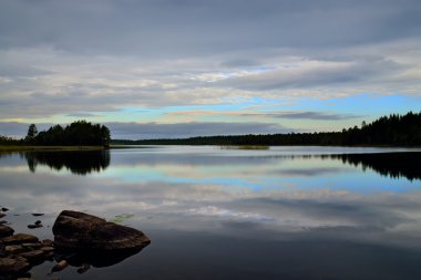 Beyaz geceler. Kuzey Karelya, Rusya Federasyonu