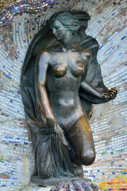 Bir perisi heykel. Svetlogorsk (Rauschen), Rusya Federasyonu