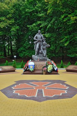 Savaşçı anıt izci. Kaliningrad, Rusya Federasyonu