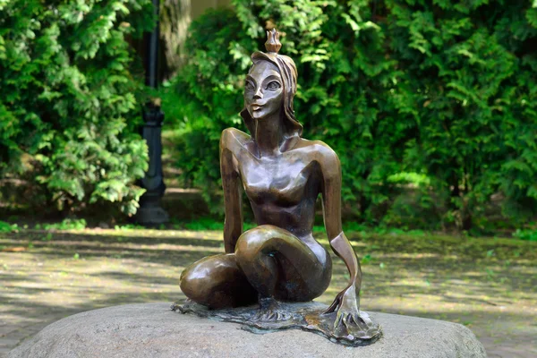 Princess Frog - symbol of Svetlogorsk (Rauschen). Kaliningrad region, Russia — Stock Photo, Image