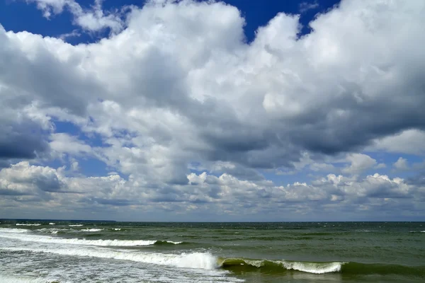 Mar báltico e nuvens — Fotografia de Stock