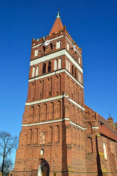 Kostel svatého Jiří. Pravdinsk (Friedland), Kaliningradská oblast, Rusko — Stock fotografie