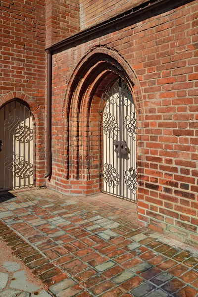 Catedral de Koenigsberg. El fragmento de la pared — Foto de Stock