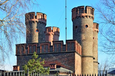 Friedrichsburg gate - fort Koenigsberg, Kaliningrad, Rusya Federasyonu