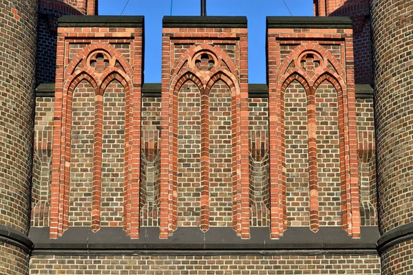 Friedrichsburg gate (fragment). Kaliningrad (dawniej Królewca), Federacja Rosyjska — Zdjęcie stockowe