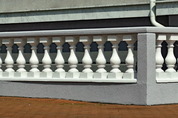 White balustrade — Stock Photo, Image