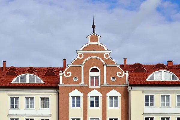 Balıkçı köyü. (Kadar 1946 Koenigsberg) Kaliningrad, Rusya Federasyonu — Stok fotoğraf