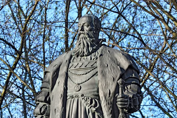 Памятник герцогу Альбрехту. Калининград (бывший Кенигсберг), Россия — стоковое фото