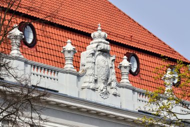 Kısma Königsberg daha yüksek eyalet Mahkemesi binasında. Kaliningrad (eski adıyla Königsberg), Rusya Federasyonu