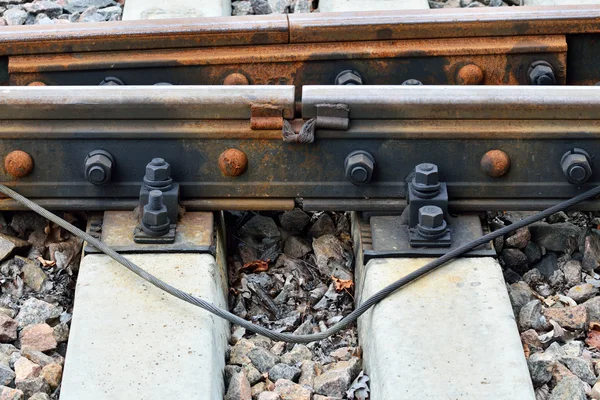 Jonction des rails — Photo