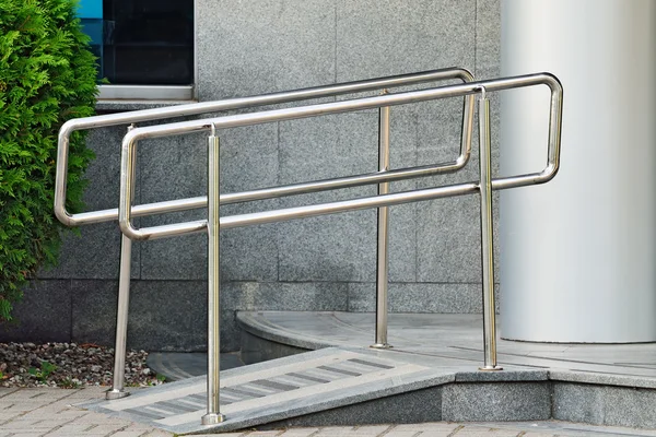 Ramp for wheelchair entrance — Stock Photo, Image