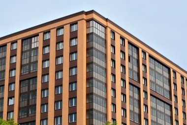 Gorki Streett yeni multistoried bina. Kaliningrad, Rusya Federasyonu
