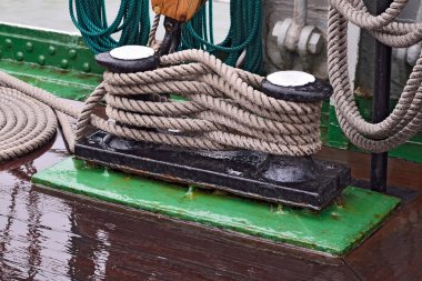 Bir yelkenli closeup arma