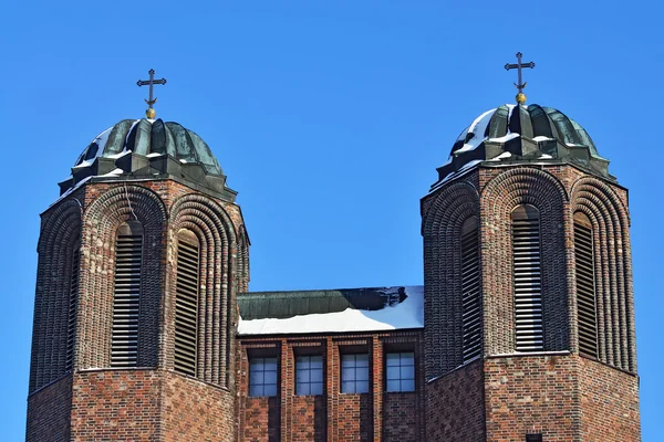 Kreuzkirche - Orthodox Church in Kaliningrad (until 1946 Koenigsberg). Russia — Stock Photo, Image