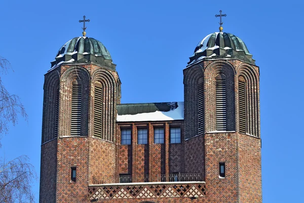 Kreuzkirche - Orthodox Church in Kaliningrad (until  1946 Koenigsberg). Russia — Stock Photo, Image