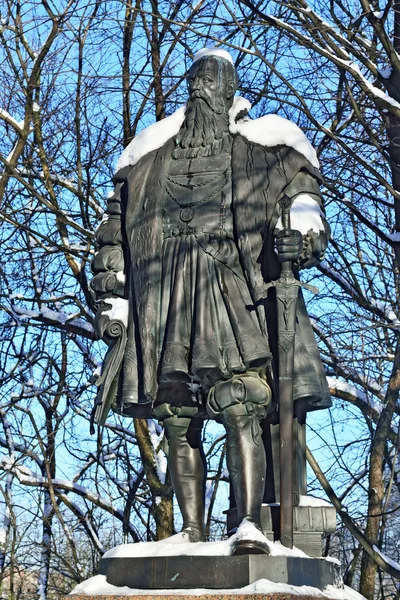 Monument van hertog Albrecht. Kaliningrad (voorheen Koenigsberg), Rusland — Stockfoto