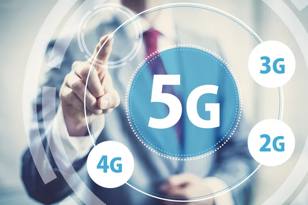 Dados móveis de 5g — Fotografia de Stock