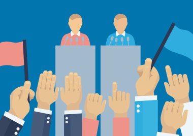 Seçimleri tartışma politikacılar kavramı