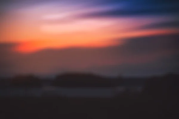 Blurred sunset — Stock Photo, Image