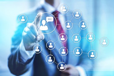 sosyal medya illüstrasyon