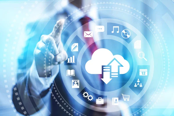 Il cloud computing — Foto Stock