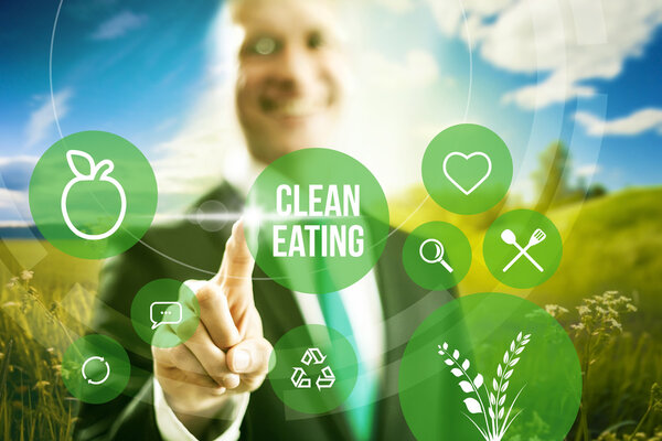 Clean food industry concept