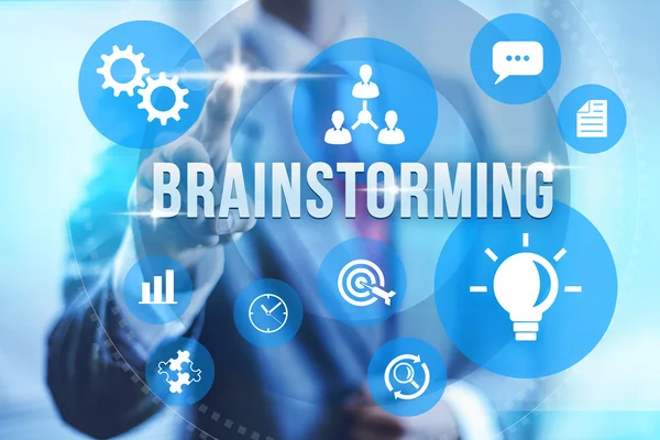 Illustrazione del brainstorming — Foto Stock