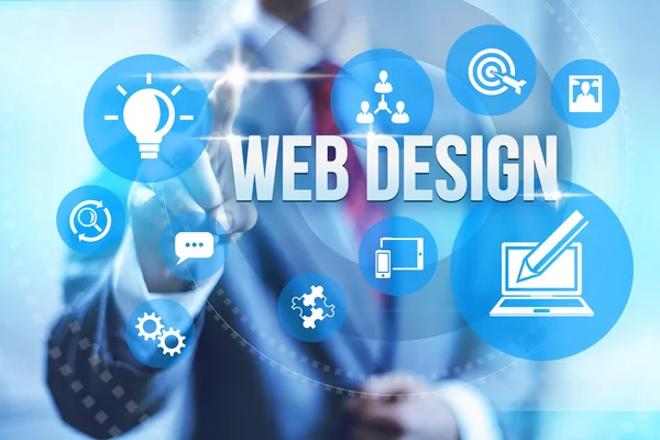Web design illusztráció — Stock Fotó