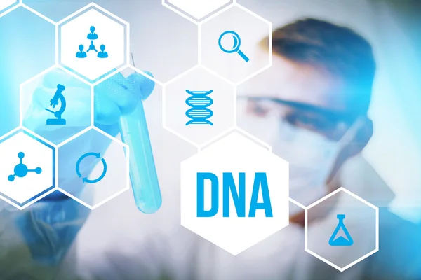 Kriminaltekniska DNA forskning — Stockfoto