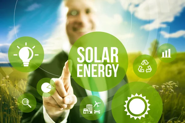 Solar energy concept — Stock Photo, Image