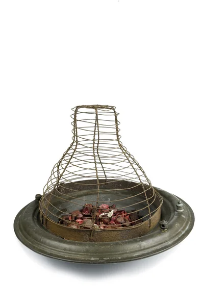 古い金属の火鉢 — ストック写真