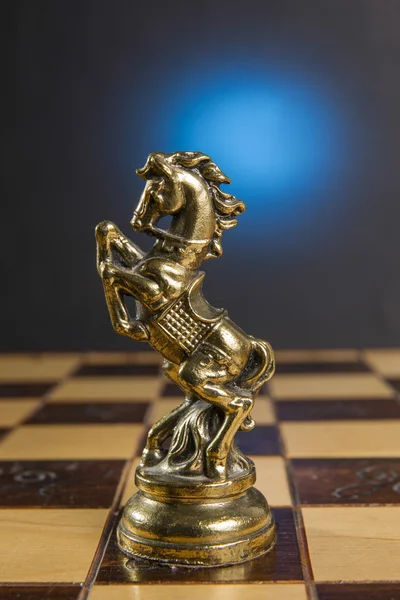 Κάποια μεταλλικά κομμάτια σκάκι — Φωτογραφία Αρχείου