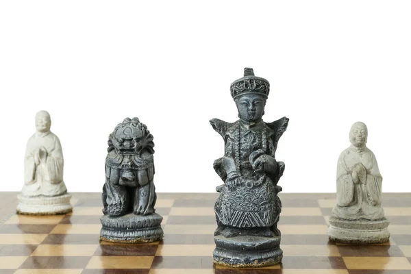 Indonesian Terracotta Chessmen — Stock Photo, Image