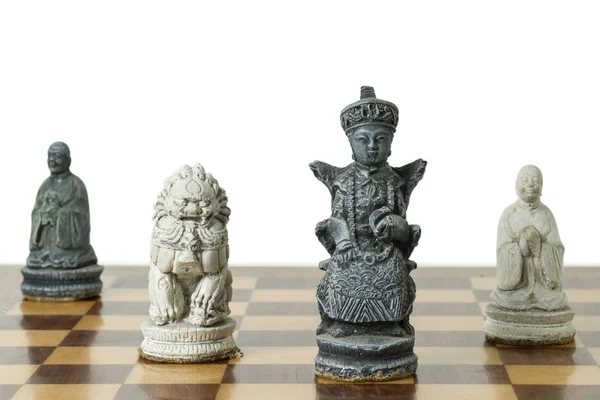 Indonesian Terracotta Chessmen — Stock Photo, Image