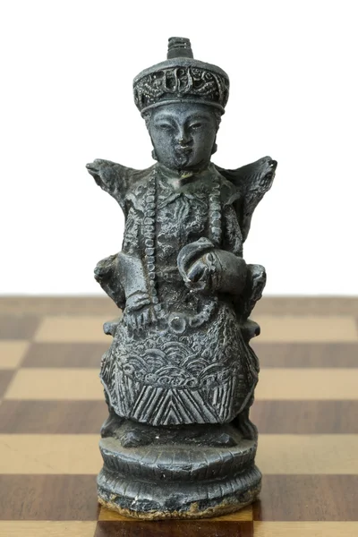 Indonesische Terracotta schaakstukken — Stockfoto