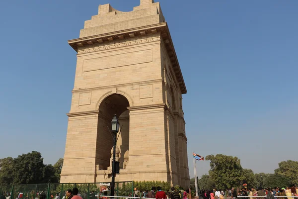 India Gate Des Points Repère New Delhi Inde Est Origine — Photo