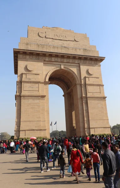 India Gate Одна Визначних Пам Яток Нью Делі Індія Спочатку — стокове фото