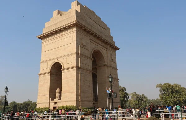 India Gate Jedna Pamětihodností Novém Dillí Indii Původně Jmenoval Památník — Stock fotografie