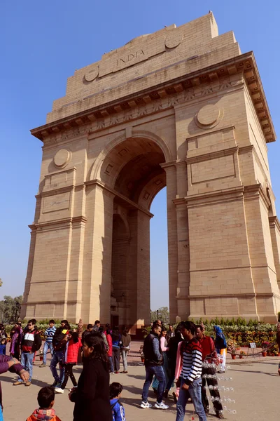 India Gate Des Points Repère New Delhi Inde Est Origine — Photo