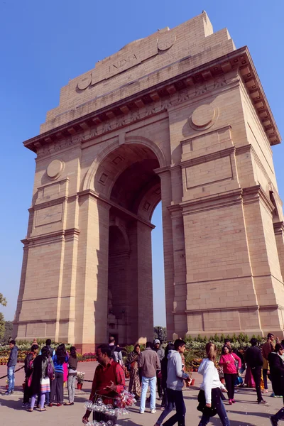 India Gate Des Points Repère New Delhi Inde Est Origine — Photo